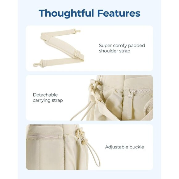 Women Gray Lilac Imported Lightweight Water Resistant Travel Gym Carry On Bag - Picture 7 of 7